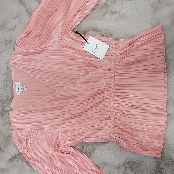 NWT Japan Pink Pleated Blouse - Picture 4 of 5